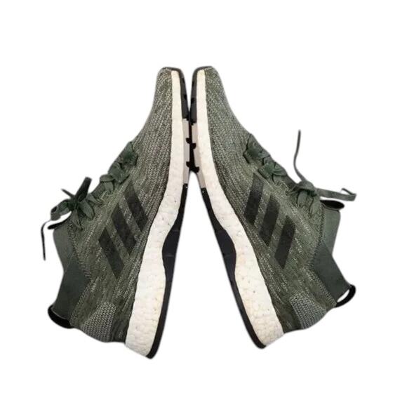 Adidas Shoes Mens 7.5 Athletic Sneakers PureBoost RBL Base Green Running Active - Picture 7 of 12